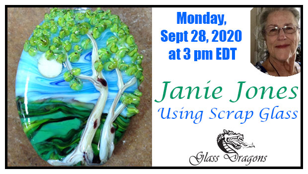 Janie Jones – Using Scrap Glass