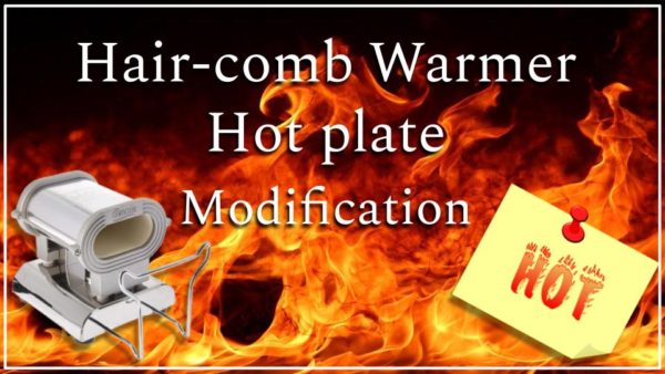 Hair Comb Warmer Hot Plate