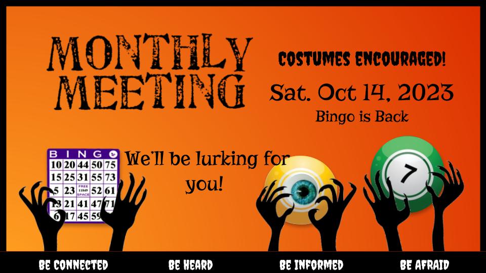 Oct 14 meeting bingo banner